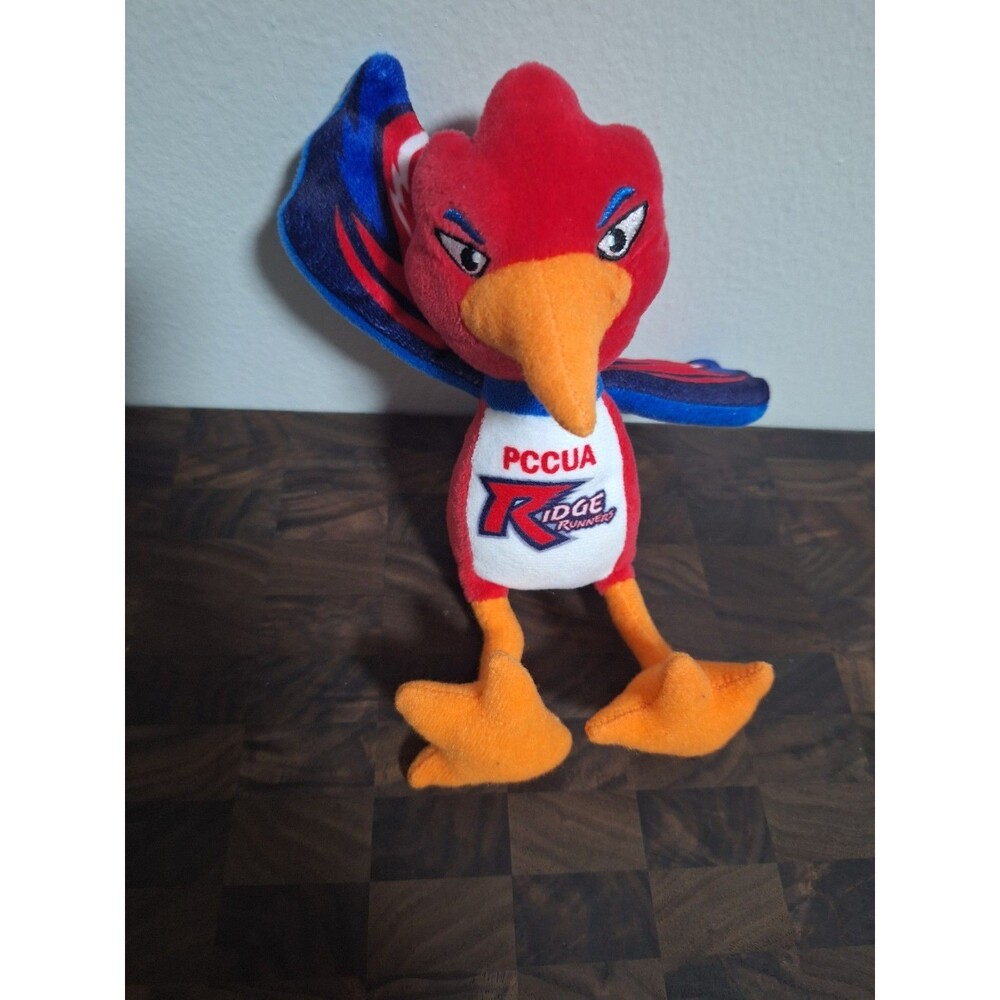 PCCUA Ridge Runners Plush Mascot Rowdy Red Bird College Stuffed Animal 2018